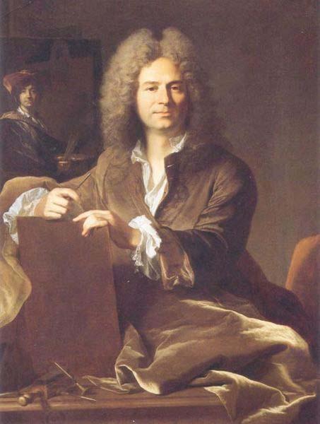 Hyacinthe Rigaud Portrait of Pierre Drevet (1663-1738), French engraver China oil painting art